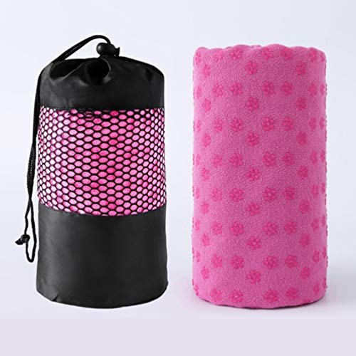 BESPORTBLE Yogadecke Rutschfest Für Fitnessübungen Pilatesdecke Leicht Zu Tragen Mit Netztasche Für Picknicks Und Reisen Im Freien Umweltfreundlich Einfach Zu Reinigen