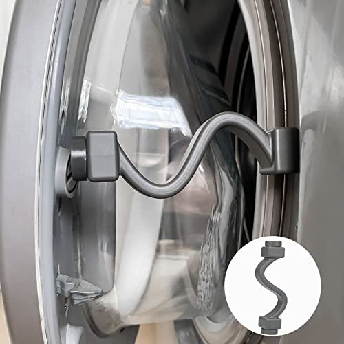 Washer Door Prop, Shorter Front Load Washer Door Prop to Save Space, Keep Front Loader Door Open to Prevent Damp, Short Washer Door Holder for Front Load Washing Machines, Grey