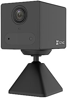 EZVIZ 2025 Mini Battery Camera Indoor Wireless 512GB, No Plug-in, No Subscription, with Audio Video, App Control, 2.4GHz, Motion/Human Detection, Night Vision, Two Way Audio, Google Alexa Control(CB2)