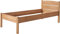 TaBoLe Massivholzbett Einzelbett Komfortbett Seniorenbett 90x200 Komforthöhe Kernbuche