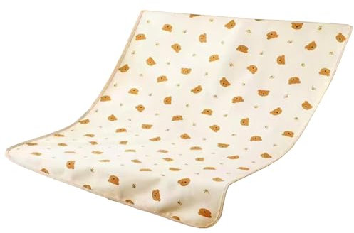GNAUMORE Wickelunterlage Waschbar,Baby Waschbare Wickelunterlage,Wickelunterlage Unterwegs,Baby Wickelunterlage,Waschbar Säugling Wickelunterlage,Waschbare Bettunterlage für Babys,50 * 70cm