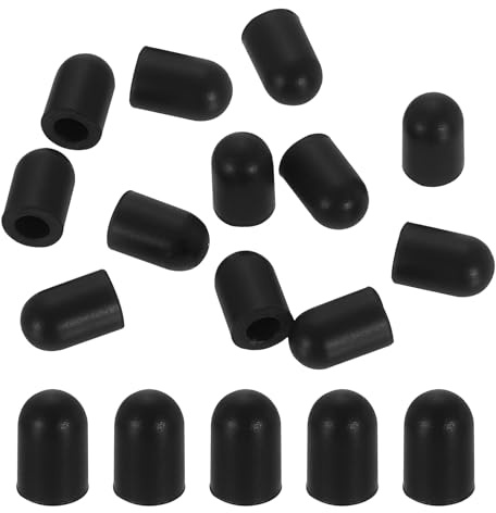 PATIKIL 4.5mm (0.18) Stylus Pen Tips, 20Pcs Conductive Rubber Capacitive Touch Screen Pens Tip for Mobile Phones Computers Tablets E-Readers Smart Drawing Boards, Black