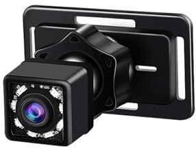 Tbest Cámara de Coche para Bebés de 4,3 Pulgadas con Monitor Trasero, Visión Nocturna, ángulo de Visión Amplio de 150° y Rotación de 360° para Bebés y Niños pequeños. Color Negro.
