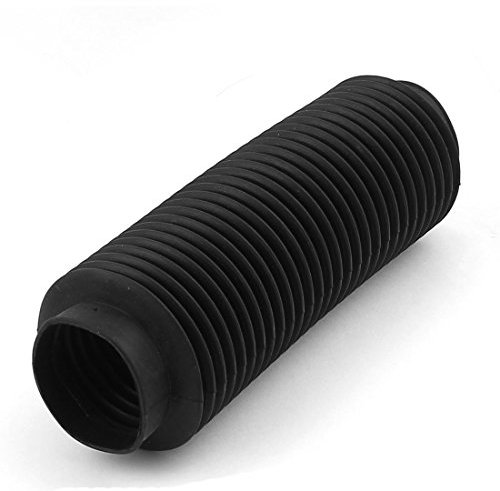 sourcing map Polvo Negro Sellado Manguito de Dirección Fuelle 50mm Introduzca Diámetro de Agujero