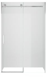 8 mm | 125x195cm Nischen- | Schiebetür | Duschtür | Nischentür | Duschwand | Dusche | Nischendusche | Schiebesysteme | ESG-Klarglas.