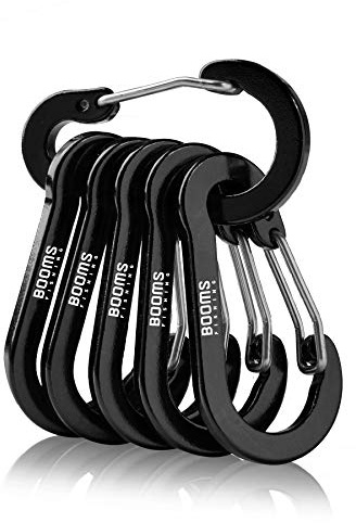 Booms Fishing CC1 Multi-Usage Clips Mousquetons pour Clé, Pêche,Sport de Plein Air,Vie Quotidienne