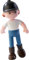 HABA Little Friends - Connis Reiterfreundin Anna - Reiter-Spielfigur für Kinder ab 3 Jahren - Bewegliche Biegepuppen - Geschenkidee für alle Conni-Fans – 1303676001