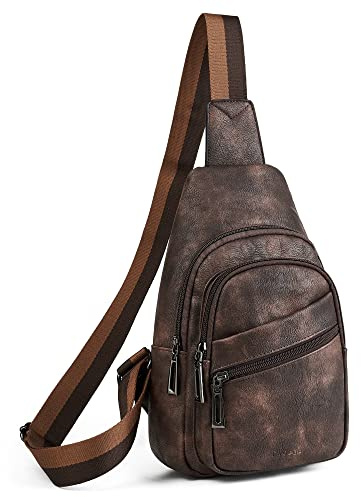Mroede Sling Bag Crossbody Bags for Women Small Cross Body Bag Fanny Packs Chest Sling Purse for Daily Travel Leisure Sport