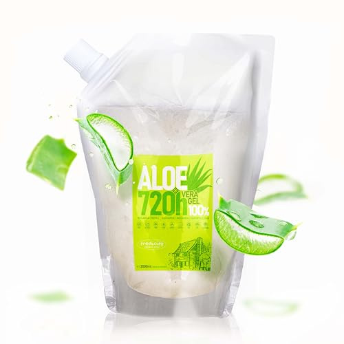 Gel Aloe Vera Cheveux, Visage et Corps: Hydratant Corps, Après Soleil, Après Rasage, Baume Cheveux et Barbe, Epilation et Rasage, Serum Anti Rides Visage, Cicatrisante - 2000 ml 2 L