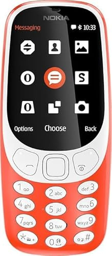 SQUADO 3310 Telefono Cellulare, 2.4 (6,1 cm), 2 MP, Bluetooth, 1200 mAh, Dual SIM, Colore VARI