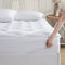 R.SHARE Matratzenschoner 90 x 200, Weiche Topper 90x200cm, Matratzenauflage Atmungsaktive 360° Wickeln, Verdickt Matratzen Topper Waschbar, 3D-Netz Bezug Matratzenschutzbezug, Öko-TEX-weiß