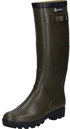Aigle Benyl M - botte de chasse - Mixte Adulte - Vert (Kaki 001) - 37 FR