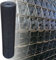 Garmix Volierendraht Maschendraht 4-Eck Drahtgitter Schwarz 200cm 15m 12x12mm 1,20mm