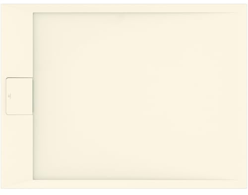 Ideal Standard - Ultra Flat S i.life, Plato de ducha rectangular de 120 x 80 cm, desagüe lateral corto, acabado mate efecto piedra, arena