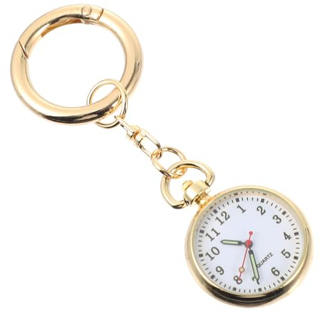 SAFIGLE Krankenschwester Uhr Hängende Taschenuhr Mit Clip Leuchtende Schwesternuhr Für Pflegekräfte Schlüsselanhänger Robustes Material Praktisch Für Krankenhaus Alltag