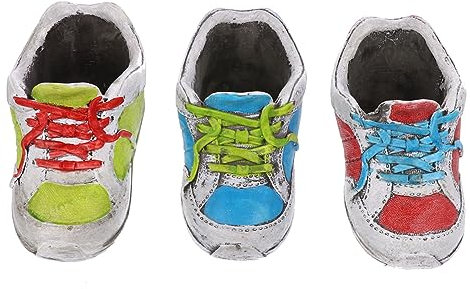 Kisangel 3pezzi Vaso Per Piante Forma Di Scarpa Fioriera Per Piante Dei Cartoni Animati Contenitore Per e Cactus Design Creativo Per Interni e Esterni