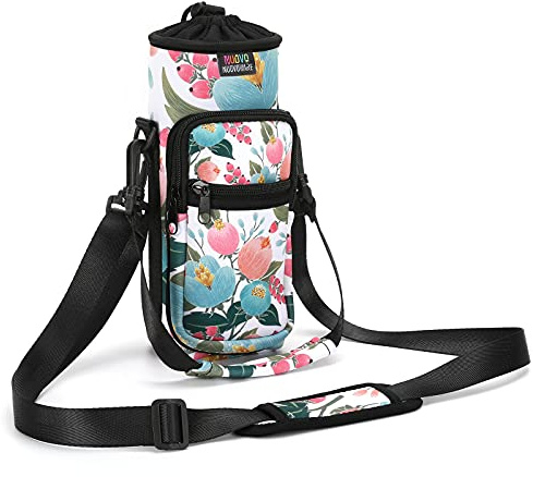 Nuovoware Borsa porta borraccia, 750 ml, Rosa Cespuglio