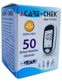 Care-Chek Pro Strisce Reattive Glicemia TD-4335 per Dispositivo Multifunzione TD-4206