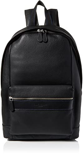 Silver Street London Men's Genuine Leather 14 inch Laptop Backpack, Business Travel Backpack Casual Daypack, Large Capacity