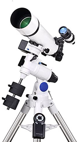 Teleskop för astronomi vuxen, brytande astronomiskt teleskop med hög förstoring och högupplöst himmelobservation med dubbla syften nattseende, det är ett utmärkt val för