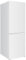 Teknix FF1675W 55cm Freestanding Fridge Freezer - 230L Capacity - Frost Free - White - E Rated, H167.0 x W54.5 x D64.0 (cm)