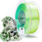 ZIRO Multicolore Soie Filament PLA 1.75mm, Soie Tricolore Coextrude Filament pour Imprimante 3D, Précision Dimensionnelle +/-0.03mm, Bobine de 1KG, Shimmer