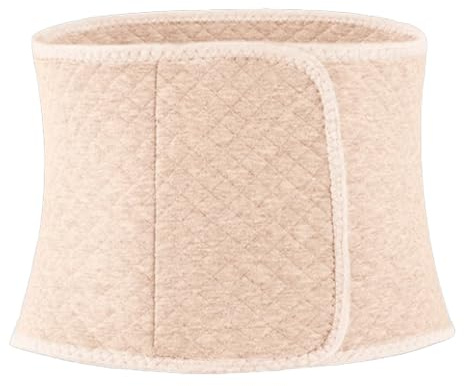 Cotton Thermal Lumbar Lower Back Belt Insulated Velvet Knit Lumbar Warmer for Men Women Back Support Brace Stomach Kidney Warmer Waist Abdominal Binder Postpartum Belly Wrap