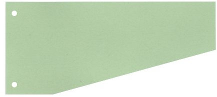 WEKRE 50501T Trennblätter, Farbregister, Aktenfahnen, Universalregister Trennstreifen 100 Stück grün