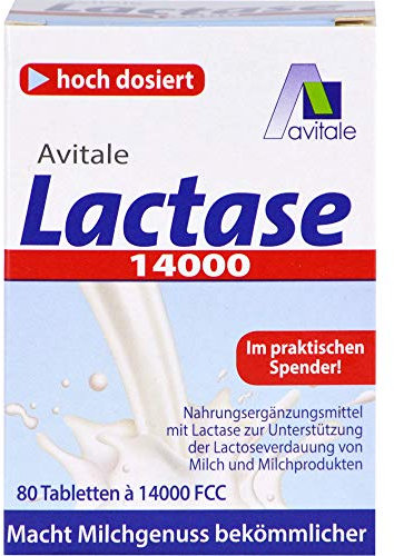 LACTASE 14.000 FCC Tabletten im Spender 80 St