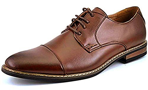 Bruno Marc Men's Dress Shoes,Dark Brown,12