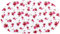 Brandsseller Badewannenmatte rutschfest 70x36 cm – PVC Wanneneinlage mit Saugnäpfen, waschbar, antibakteriell & schimmelresistent – Antirutschmatte für Wanne – Design: Rosen