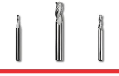 Fresa per sgrossatura in rame, diametro 8 mm, diametro 8 mm, SL 16 mm, lunghezza 63 mm