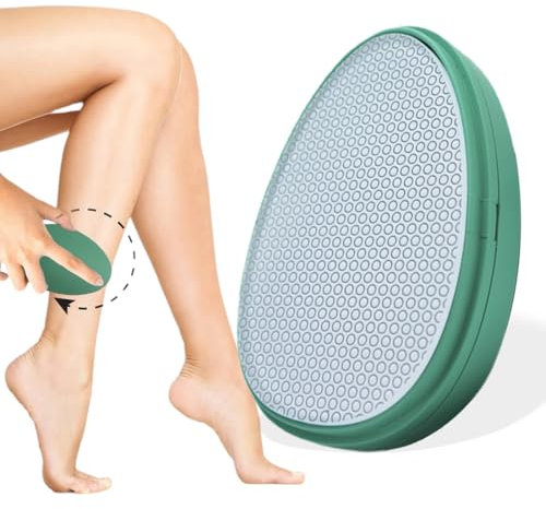 Epilatore Indolore, Depilatore di nano cristallo per donne e uomini, indolore epilatore adatto per gambe, braccia, schiena, lavabile riutilizzabile strumento di depilazione, Verde