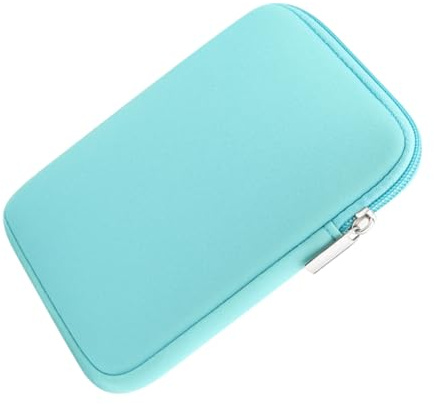 Toddmomy Lightweight Protective Sleeve Case with Zipper Closure Ebook Reader Bag for Secure Carrying Ultrafine E-reader Cover in Mint Green for Travel and Daily Use