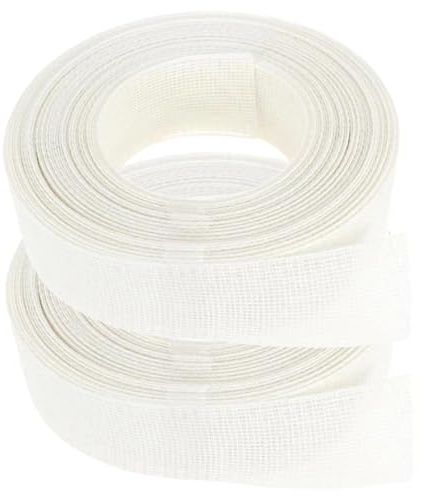 Ngbbby Cinta de dobladillo de espina de pescado de 6, 5 yardas para coser, cinta de costura para vestidos de gasa y tela fina, nociones de costura estabilizadoras
