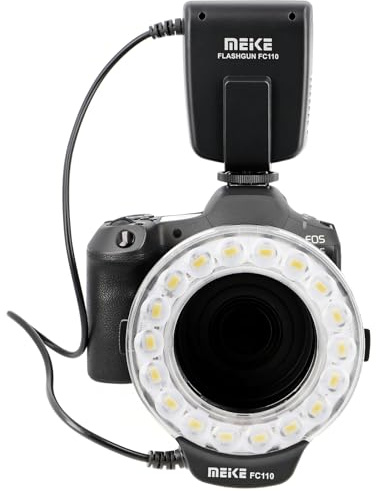 Makro Ring Flash Ring Ljus E OS DSLR-kameror