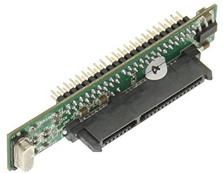 Woosh Convertisseur Adaptateur SATA vers IDE 2.5 44 pin Monter Un Disque Dur SATA sur Port IDE 2.5 7 + SATA 15 Broches pour Disque Dur IDE SSD