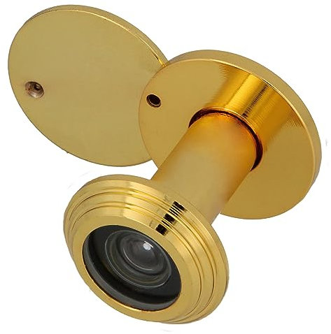 Amig - Judas de Porte Super Angulaire en Acier | Vue Grand Angle | Installation Facile | Résistance aux Rayures | Sécurité Enfants et Aînés, Laitonnage, 35-55 mm