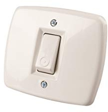 Poly Pool Pulsante da incasso PP0132X 10A sc. Rotondo, avorio