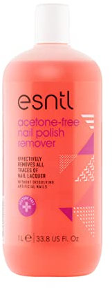 ESNTL Acetone-Free Nail Polish Remover | Super Strength Formula | Trusted by UK Beauty Salons (1L)