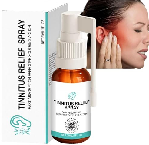 Medilisk Tinnitus Relief Spray,Ear Tinnitus Sprays,Tinnitus Relief for Ringing Ears,Ear Drops for Tinnitus,Ear Ringing Relieving S/Pray,Ear Ringing Treatment Oil,Ear Noise S/Pray,Tinn/itus Re/LIEF