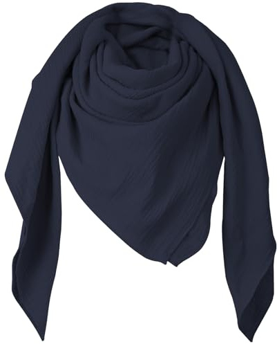 Superora Women's Cotton Gauze Scarves Soft Square Shawls Multi-Use 53*53 in