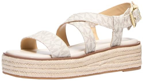 Michael Kors Lynn Espadrille Sandal Sandalia para mujer, Vainilla, 39 EU