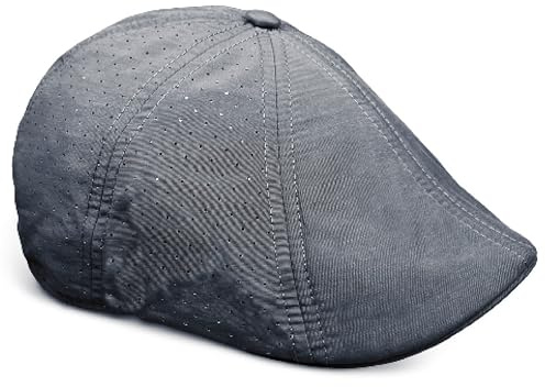 Boston Scally The Cool Air, 8 Panel, Cotton-Nylon Blend, Dark Grey, S