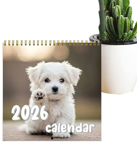Calendario De Perros 2026-2027 Calendario De Cachorros