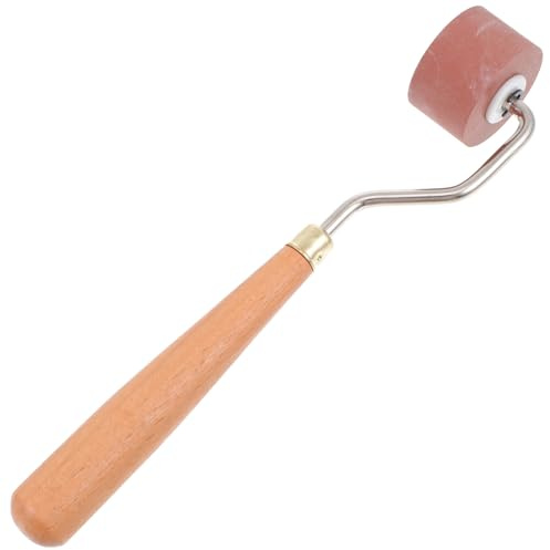 WESIEVYA Rullo in Gomma Brayer 2cm per Stampa e Incisione, Strumento per Pittura a Olio e Inchiostrazione, Rullo Inchiostratore Artigianale Facile da Pulire, Adatto per Uso Artistico