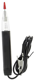 Cartec 151771 Testeur de Tension 6V/12V/24V, Testeur de courant pique fil tous véhicules, Noir