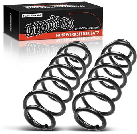 Frankberg 2x Federn Fahrwerksfeder Hinterachse Kompatibel mit A3 8P1 1.4L-2.0L Schrägheck 2003-2012 A3 Sportback 8PA 1.4L-2.0L Schrägheck 2004-2013