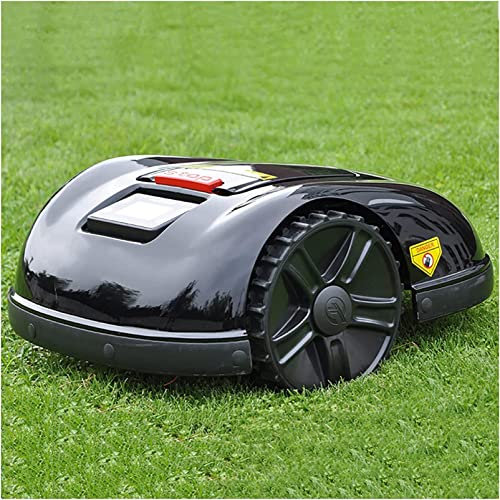 FUNNYBSG Robot Tosaerba, Controllo App WiFi Giroscopio Navigazione Decespugliatore Tagliaerba per Big Lawn, Tosaerba Robot Intelligente con Display LCD