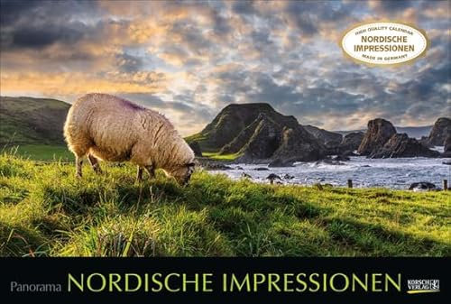 Nordische Impressionen - Kalender 2025 - Panorama-Format - Korsch-Verlag - Fotokalender - Fotokunst - 58 cm x 39 cm